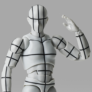 Figurine S.H.Figuarts BODY-KUN -Sports- Edition -WIREFRAME- (Gray Color Ver.)