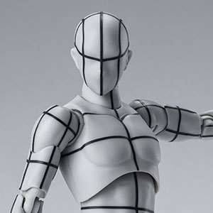 s-h-figuarts-body-kun-wire-frame-gray-color-ver