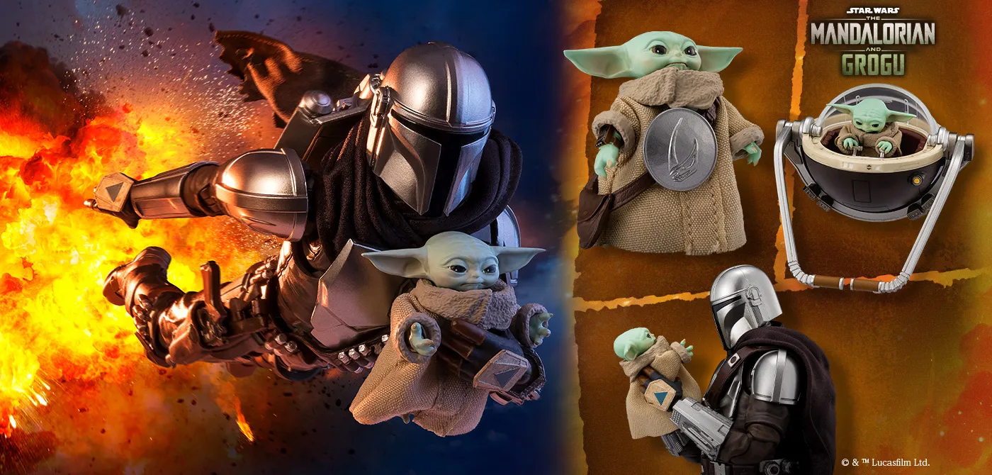 Figurine S.H.Figuarts The Mandalorian & Grogu (STAR WARS: The Mandalorian and Grogu)